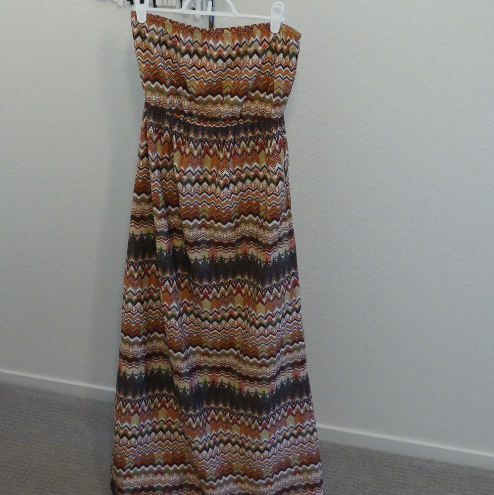 Maxi aztec pattern dress